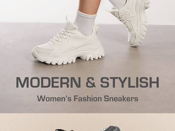 【NONCODE】Davian Platform Sneakers Maeve] Casual Chunky Sneakers-dreampairs